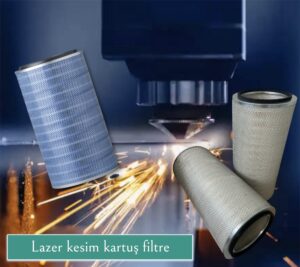 Lazer kesim için kartuş filtre
