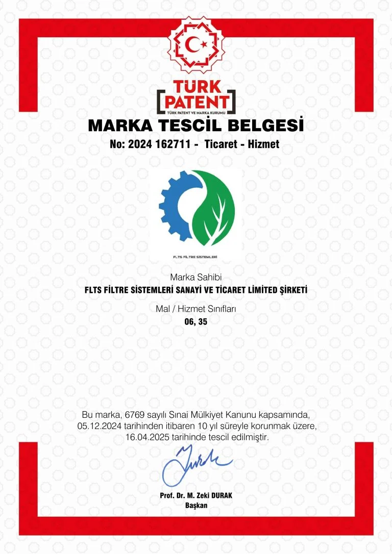 FLTS marka tescil belgesi